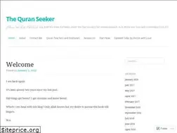 Sites similar to thequranseeker.wordpress.com