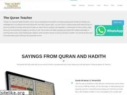 Sites similar to thequranteacher.org