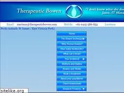 Sites similar to therapeuticbowen.com