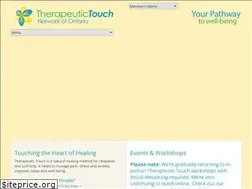 Sites similar to therapeutictouchontario.org