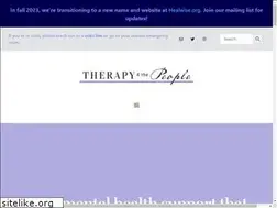 Sites similar to therapy4thepeople.org