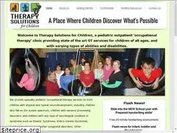 Sites similar to therapysolutionsforchildren.com