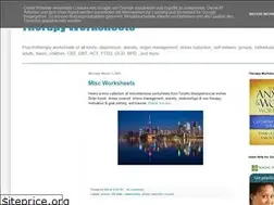 Sites similar to therapyworksheets.blogspot.com