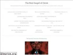 Sites similar to therealgospelofchrist.com
