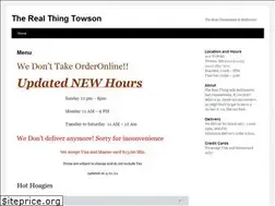 Sites similar to therealthingtowson.com