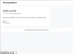 Sites similar to therecipedaily.in