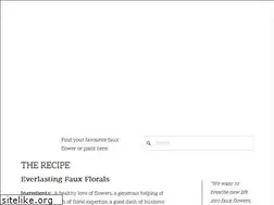 Sites similar to therecipeflowers.com