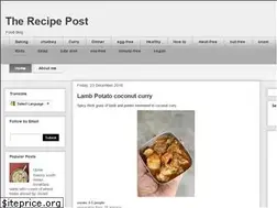 Sites similar to therecipepost.blogspot.in