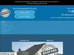 Sites similar to therecommendedroofers.com