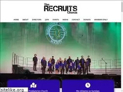 Sites similar to therecruitschorus.org