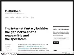 Sites similar to theredquest.wordpress.com