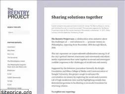 Sites similar to thereentryproject.org