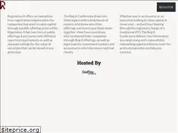 Sites similar to theregaconference.com
