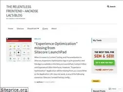 Sites similar to therelentlessfrontend.com