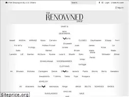 Sites similar to therenownedshop.com