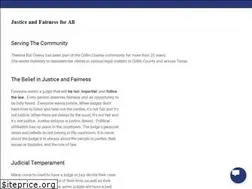 Sites similar to theresabuicreevyforjudge.com