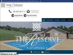 Sites similar to thereserveatopelika.com
