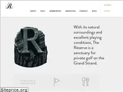 Sites similar to thereservegolf.com