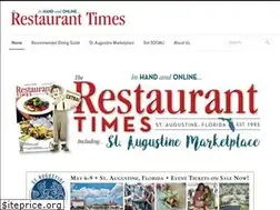 Sites similar to therestauranttimes.com