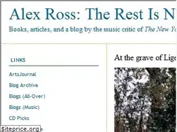 Sites similar to therestisnoise.com
