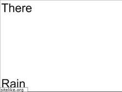 therewasrain.com