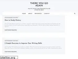 Sites similar to thereyougoagain.org