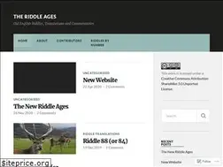 Sites similar to theriddleages.wordpress.com
