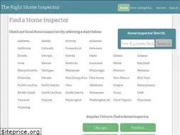 Sites similar to therighthomeinspector.com