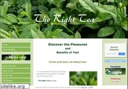 Sites similar to therighttea.com