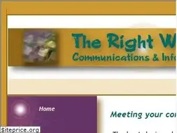 Sites similar to therightwords.com