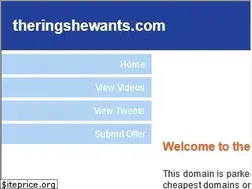 Sites similar to theringshewants.com