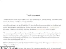 Sites similar to therivercafe.com