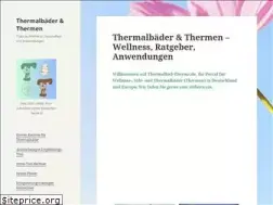 Sites similar to thermalbad-therme.de