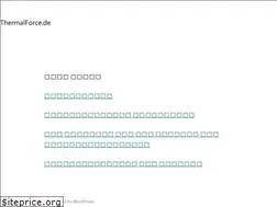 Sites similar to thermalforce.de