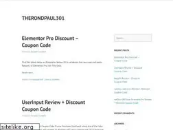 Sites similar to therondpaul301.wordpress.com