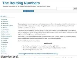 Sites similar to theroutingnumber.com