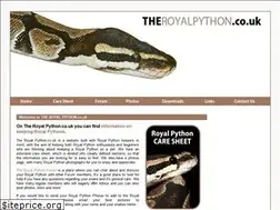 Sites similar to theroyalpython.co.uk