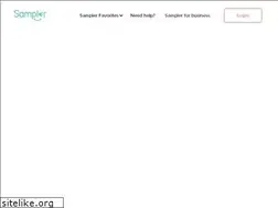 Sites similar to thesamplerapp.com