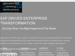 Sites similar to thesaprecruiter.com