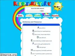 Sites similar to thesaurus.kids.net.au