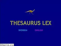 Sites similar to thesauruslex.com