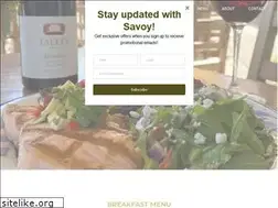 Sites similar to thesavoycafe.com