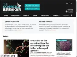 Sites similar to thesciencebreaker.org