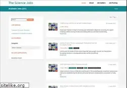Sites similar to thesciencejobs.com