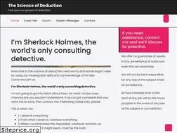 Sites similar to thescienceofdeduction.co.uk