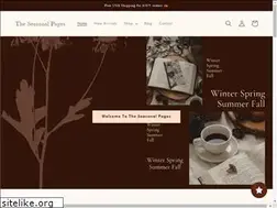 Sites similar to theseasonalpages.com