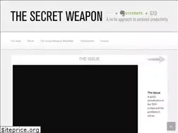 Sites similar to thesecretweapon.org