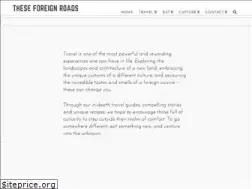 Sites similar to theseforeignroads.com