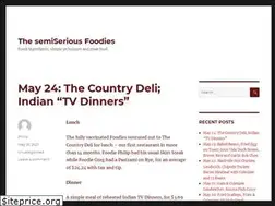 Sites similar to thesemiseriousfoodies.com