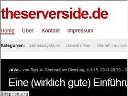 Sites similar to theserverside.de